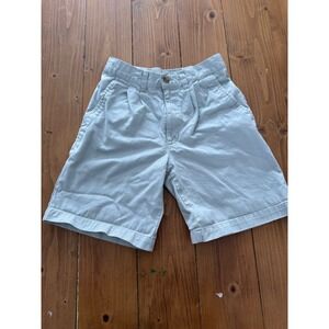 TKS Basics Kids Khaki Pleated Shorts Size 10 Cotton Casual Everyday Wear